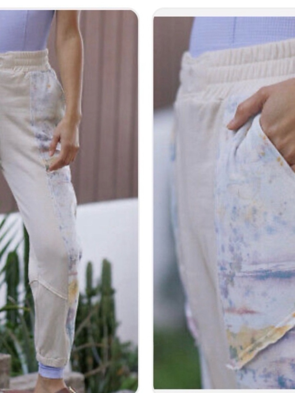 Free People FP Movement City Stride Printed Sweatpants Size XS